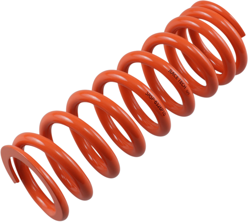 Progressively Wound Shock Spring - Orange - P10 - Spring Rate 375 lbs/in - Lutzka's Garage