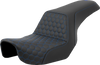 Step-Up Seat - Honeycomb - Blue Stitching - Dyna 06-17