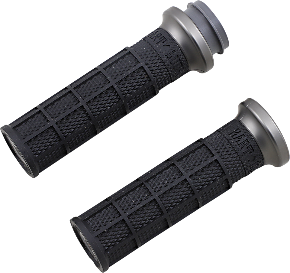Grips - V-Twin - Black/Gunmetal