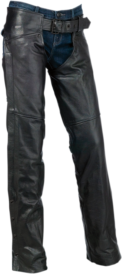 Womens Sabot Chaps - Black - XS - Lutzka's Garage