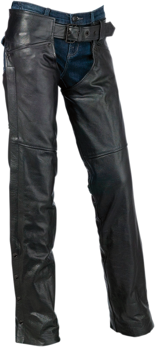 Womens Sabot Chaps - Black - XS - Lutzka's Garage