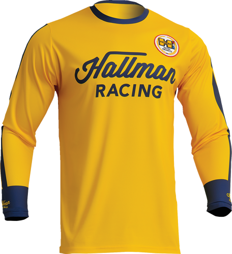 Differ Roosted Jersey - Lemon/Navy - Small -
