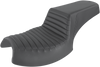 Step Up Seat - Tuck and Roll - Black - Indian - Lutzka's Garage