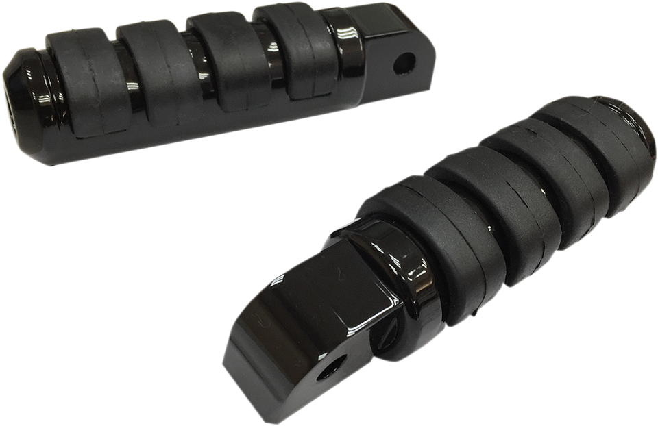 Passenger Soft-Ride Black Foot Pegs - Softail