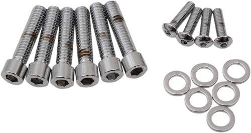 Bolt Kit M8 Handlebar Control Smooth All Chrome