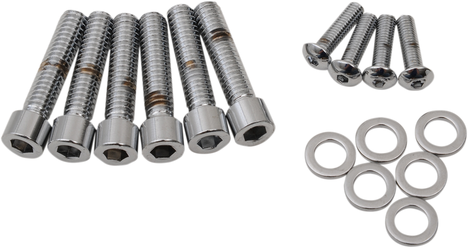 Bolt Kit M8 Handlebar Control Smooth All Chrome