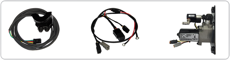 AIR-A Sportster Adjustable AIR Suspension - Black - Standard - For Non ABS Models - Lutzka's Garage