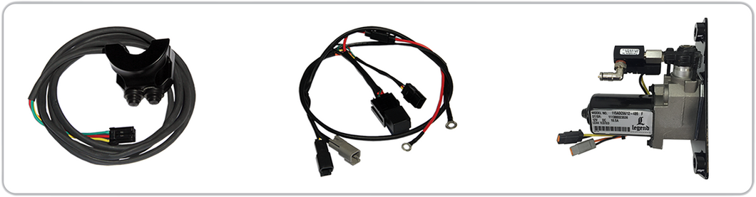 AIR-A Sportster Adjustable AIR Suspension - Black - Standard - For Non ABS Models - Lutzka's Garage