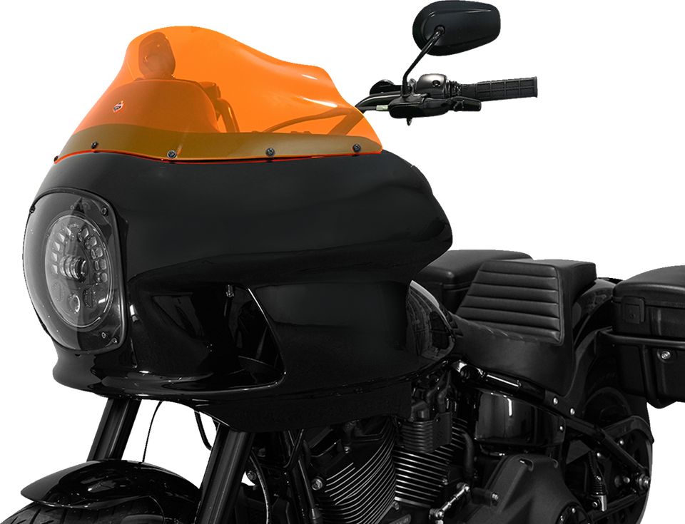 Kolor Flare Windshield - 9" - Orange Ice - FXRP