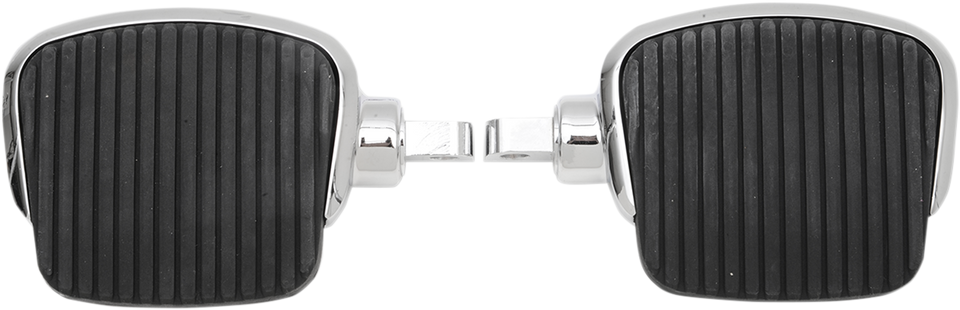 Footboard - Male 4" - Chrome - Lutzka's Garage