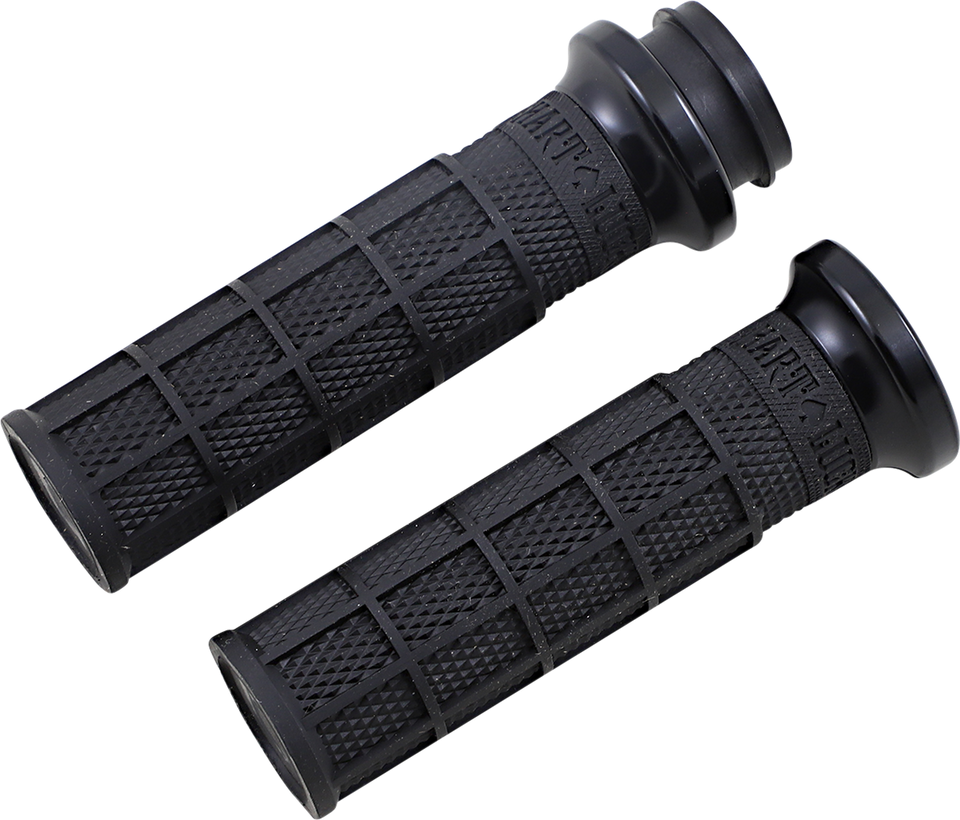 Grips - V-Twin - Black/Black - Lutzka's Garage