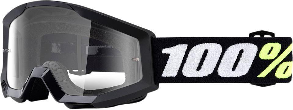 Strata Mini Goggles - Black - Clear Lens - Lutzka's Garage