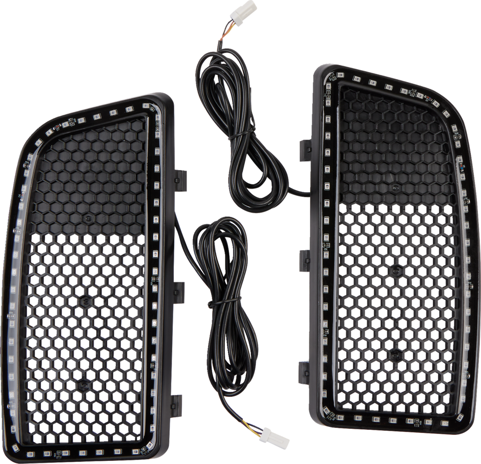 LED Light Inserts - Lower Fairing - Amber - Lutzka's Garage