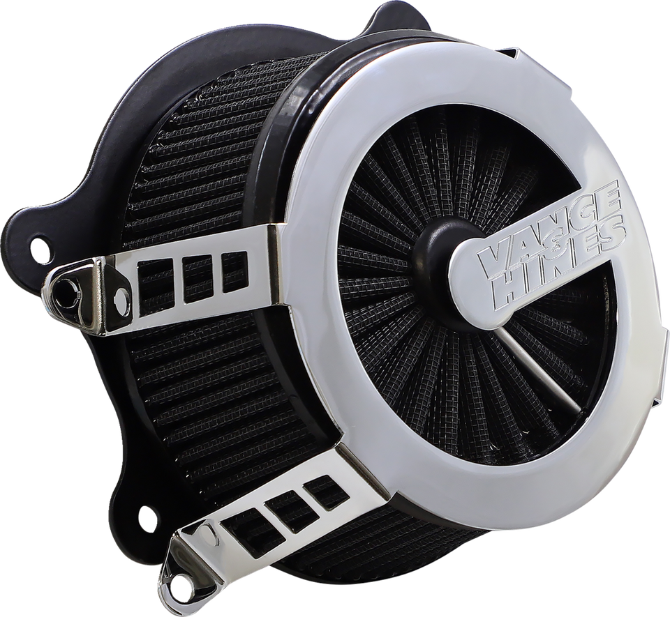 Cage Fighter Air Cleaner - Chrome - M8 - Lutzka's Garage