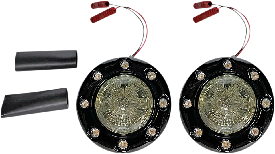 ProBEAM® Bullet Ringz™ LED Turn Signals - Black/Smoke - Lutzka's Garage