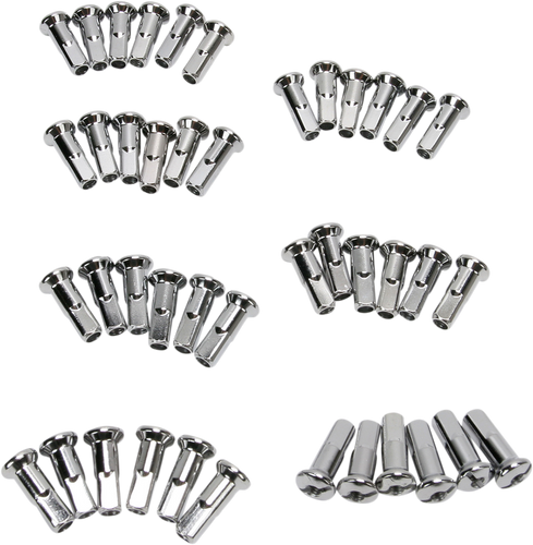 Spoke Nipples - Chrome - Standard Length - Lutzka's Garage