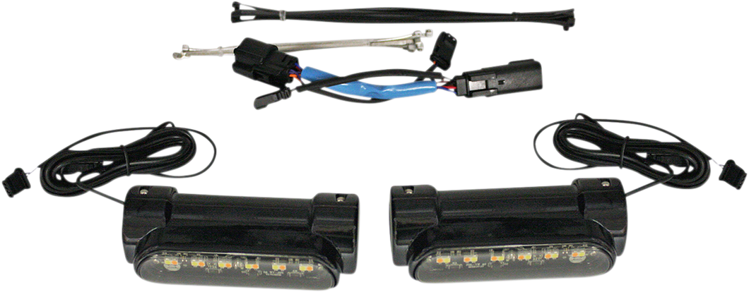 Engine Guard Light - 10-13 FLHX - Black - Lutzka's Garage