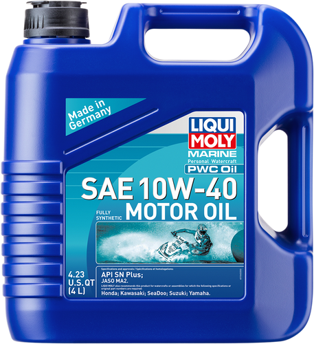 Marine 4T Engine Oil - 10W-40 - 4 L - Lutzka's Garage