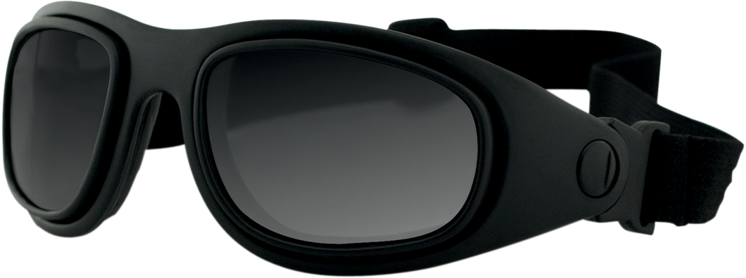 Sport & Street 2 Convertible Sunglasses - Matte Black - Interchangeable Lens - Lutzka's Garage