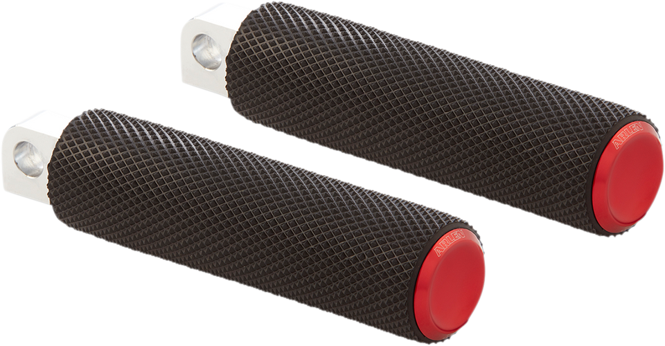 Passenger Knurled Peg - Red - FLDE - Lutzka's Garage