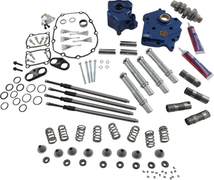 Cam Chest Kit with Plate M8 - Chain Drive - Oil Cooled - 540 Cam - Chrome Pushrods