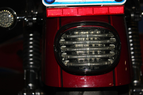 Taillight - without License Plate Illumination Window - Smoke