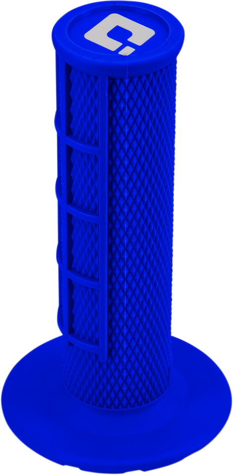 Grips - MX - Half Waffle - Blue - Lutzka's Garage