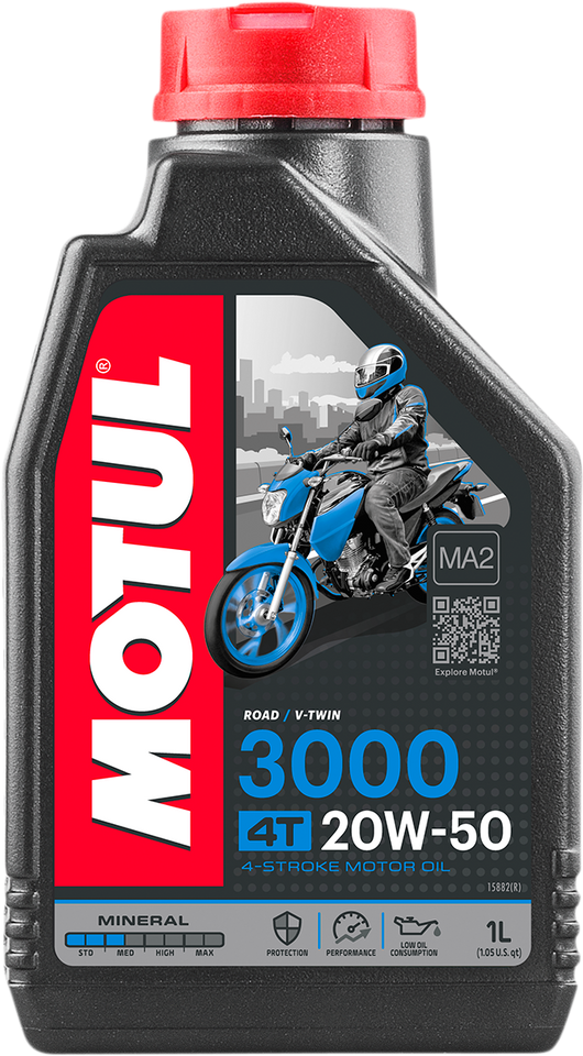 3000 Mineral 4T Engine Oil - 20W50 1 L