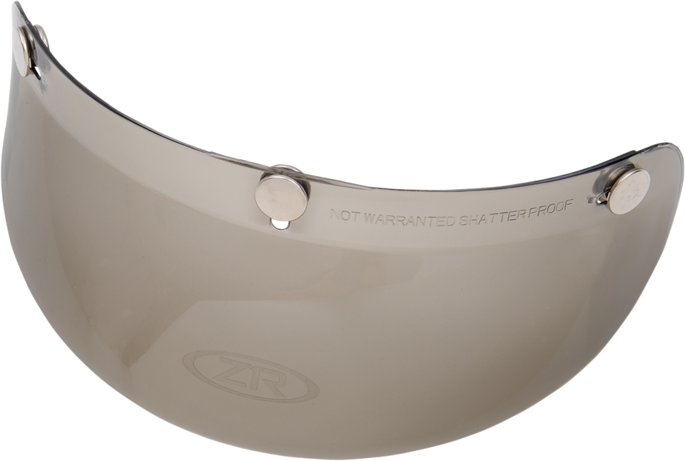 3-Snap Bubble Visor - Smoke