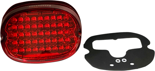 Taillight - Top Window - Red - Lutzka's Garage