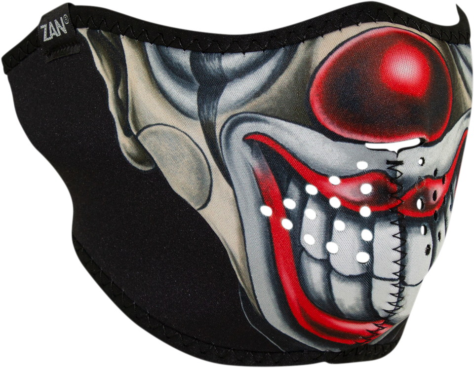 Neoprene Half-Face Mask - Chicano Clown