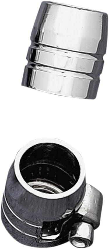 Grooved Hose Clamp - Chrome - 3/8" - Lutzka's Garage