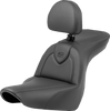 Roadsofa™ Seat - with Backrest - Black/Black Stitching - FXLR/FLSB 18-23
