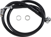 Brake Line - +8" - Black - 18-21 Softail - Lutzka's Garage