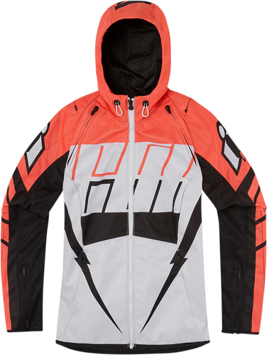 Womens Airform Retro Jacket  - Coral - Large - Lutzka's Garage