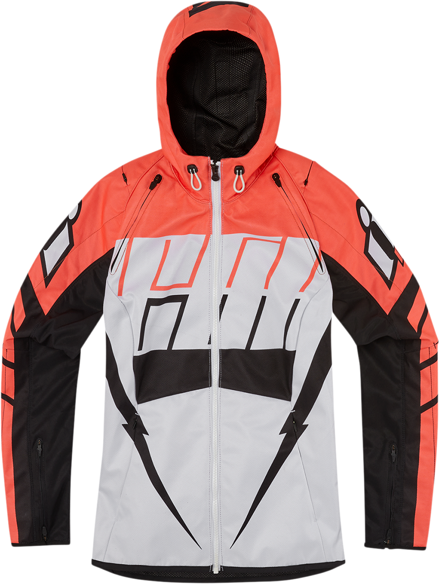 Womens Airform Retro Jacket  - Coral - Large - Lutzka's Garage