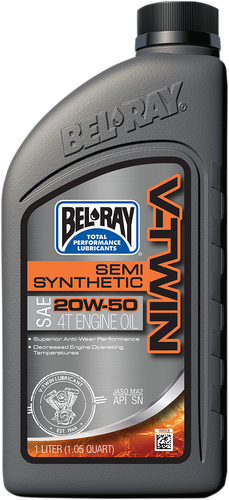 V Twin Semi Synthetic Oil - 20W-50 -1 L