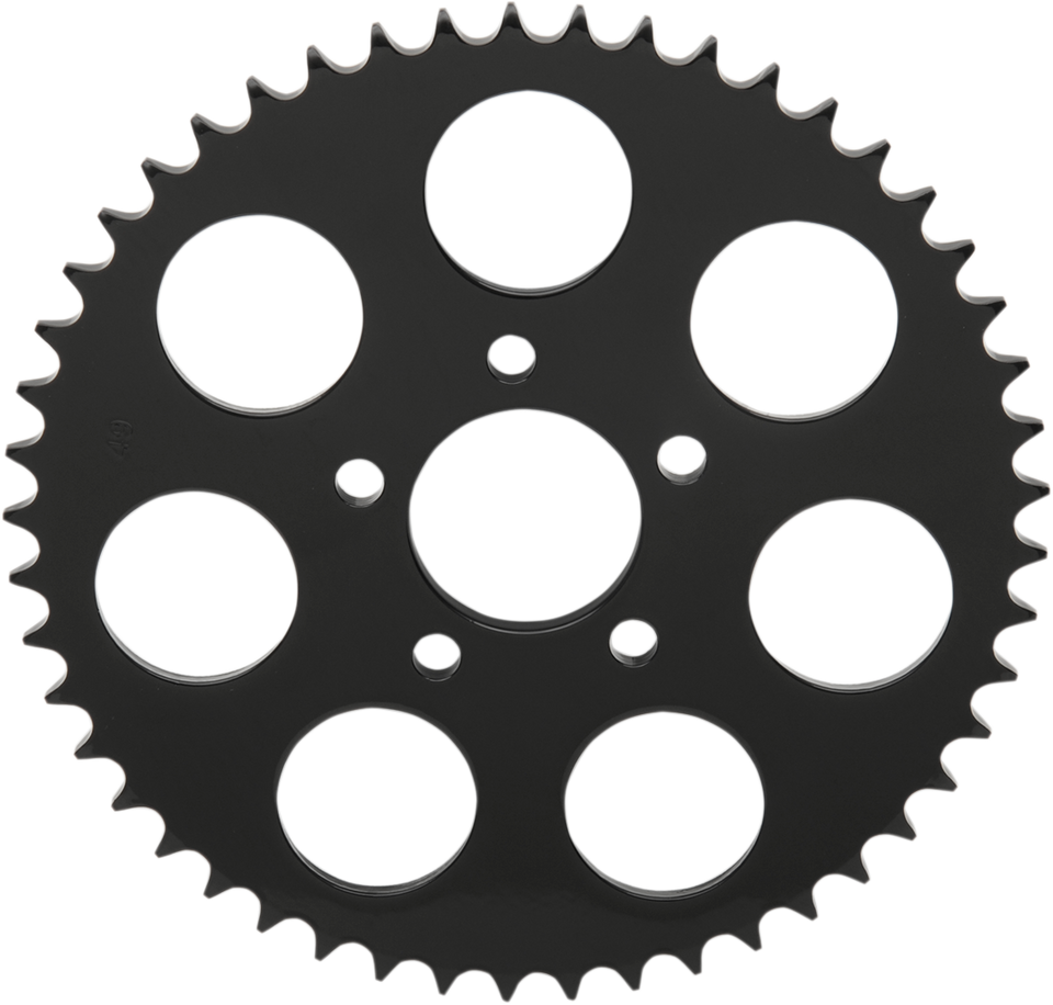 Rear Sprocket - Gloss Black - Flat - 49 Tooth - Lutzka's Garage