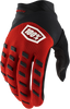 Youth Airmatic Gloves - Red/Black - Medium - Lutzka's Garage