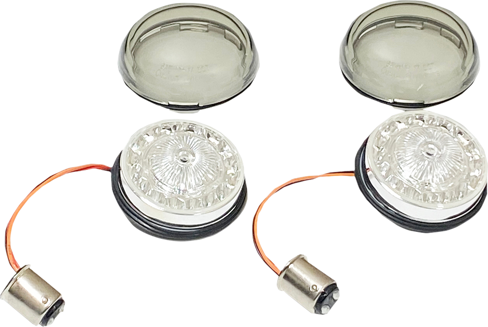 Turn Signal Insert - Red/Smoke - Lutzka's Garage