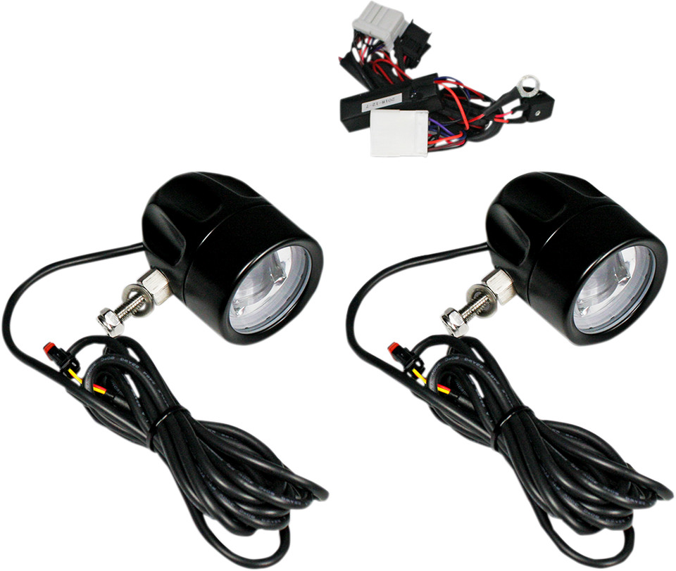 LED Fog Light - HD - Black - Lutzka's Garage