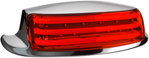 Fender Tip Light - Red Lens - Chrome - Lutzka's Garage