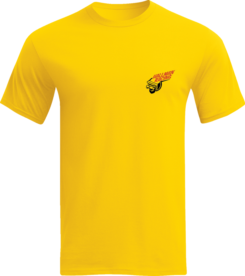 Hallman Champ T-Shirt - Yellow - Small - Lutzka's Garage