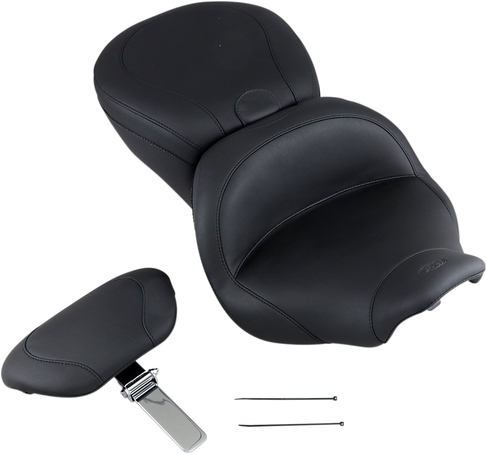 Lowdown Seat with Driver Backrest - Plain - FLHR 97-07