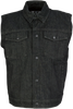 Denim Vest - Black - Small - Lutzka's Garage