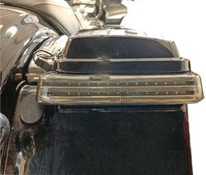 Saddlebag LED Lights - Sequential - Black/Smoke - Lutzka's Garage