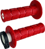 Grips - Rogue - MX - Lock-On - Dark Red - Lutzka's Garage