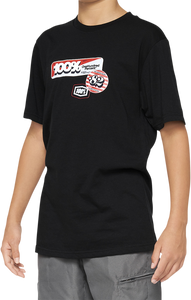 Youth Stamps T-Shirt - Black - Small - Lutzka's Garage