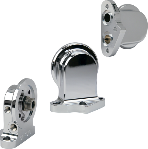 Oil Filter Mount - Chrome - Lutzka's Garage