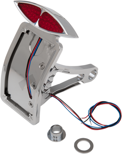 Taillight/License Plate Mount - Curved - Vertical